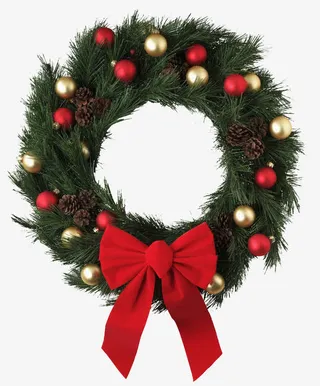 圣诞花环免抠
