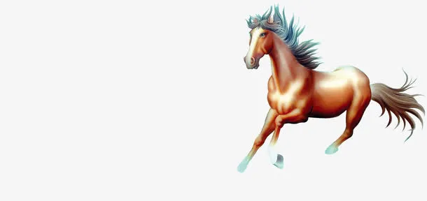 马到成功十字绣素材免抠