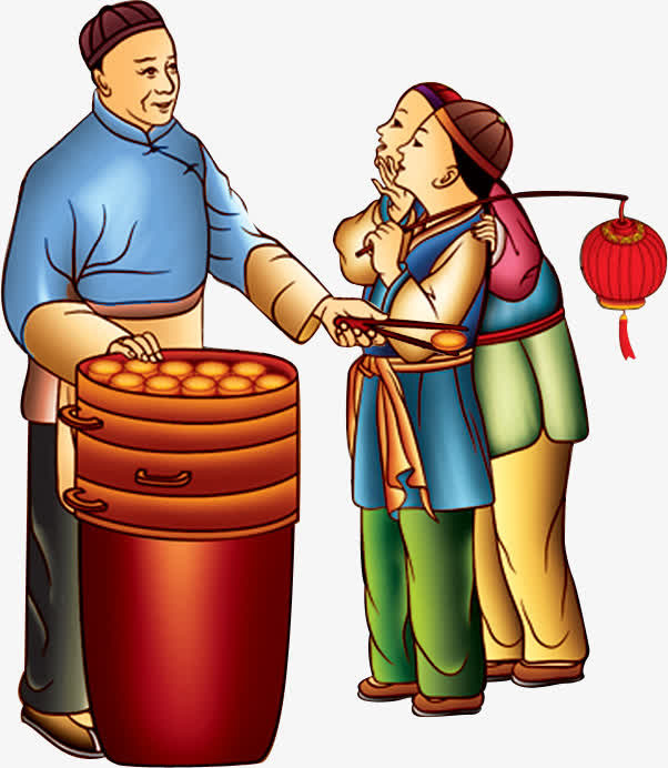 卡通古代人免抠