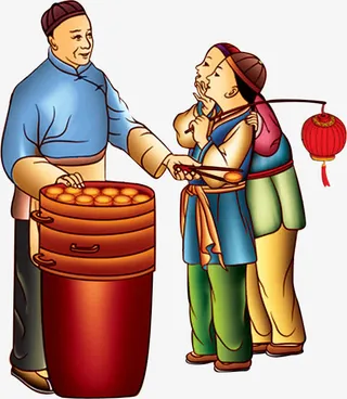 卡通古代人免抠