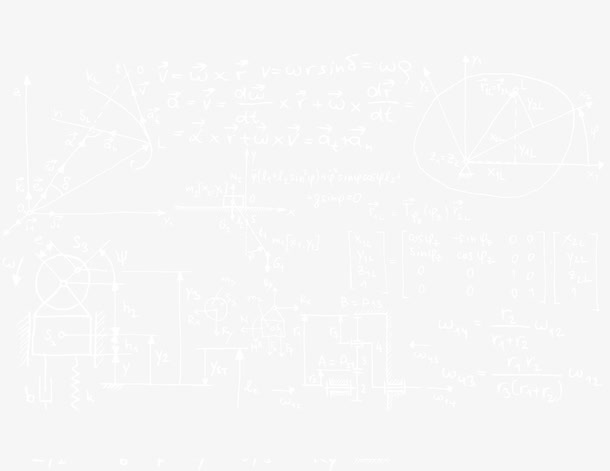 白色数学公式免抠