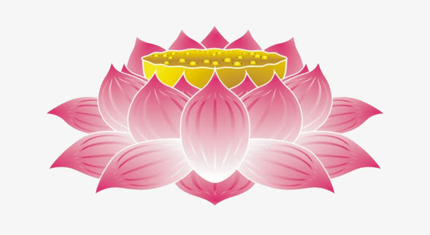 佛教莲花座矢量免抠