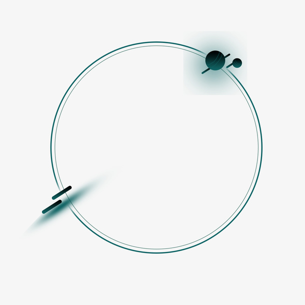 蓝灰色的圆圈免抠