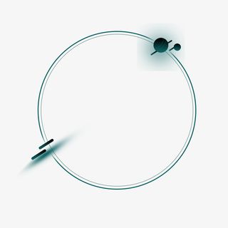 蓝灰色的圆圈免抠