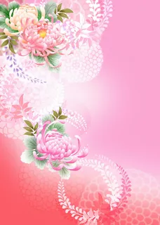 精美菊花背景高清