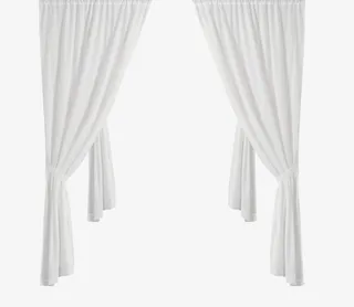 白色帷幕免抠