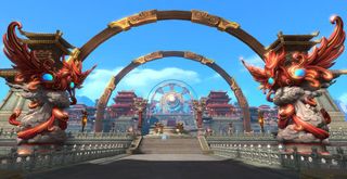 玄幻古风建筑游戏场景原画免抠