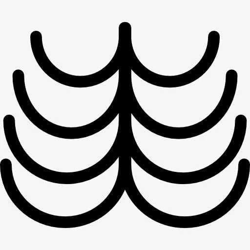肋骨线图标免抠