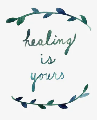 绿色英文字体装饰免抠