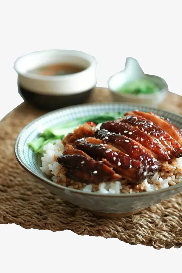 美味照烧鸡排PNG免抠