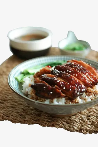 美味照烧鸡排PNG免抠