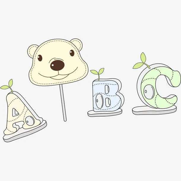 字母ABC装饰免抠