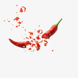 红色弯形辣椒免抠 红色弯形辣椒免抠