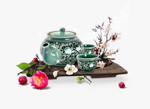 茶艺免抠