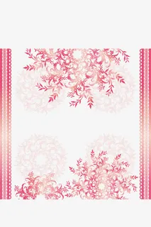 粉红色卡片边框纹理免抠