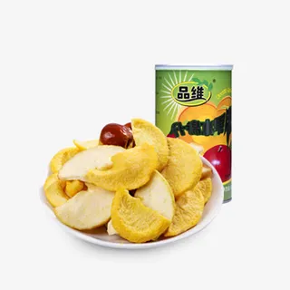 小碟苹果芒果灌装脆片免抠