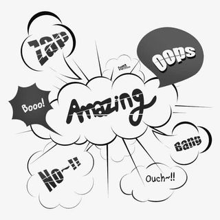 英语对话气泡框免抠