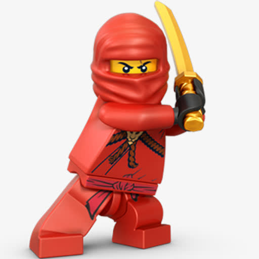 乐高忍者红色的lego-figure-icons免抠