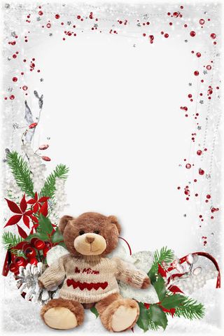 红色圆点边框免抠