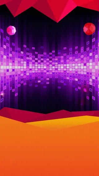 扁平彩色炫彩H5背景高清