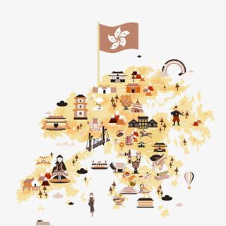 中国香港旅游区免抠