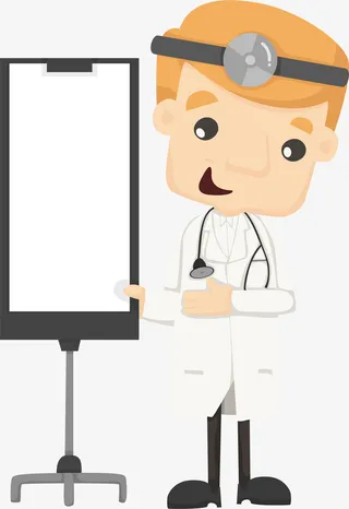 卡通人物医生免抠