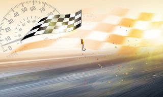 汽车竞速赛海报背景素材高清