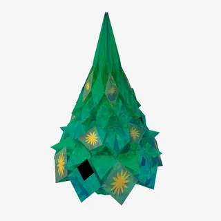 圣诞树卡通装饰免抠