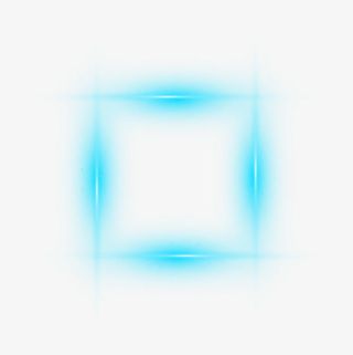 蓝光效果元素免抠