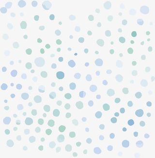 绿色墨点花纹免抠