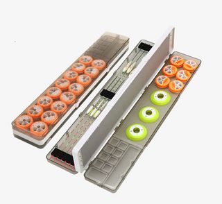 三层多功能浮漂盒子线盒垂钓用品免抠