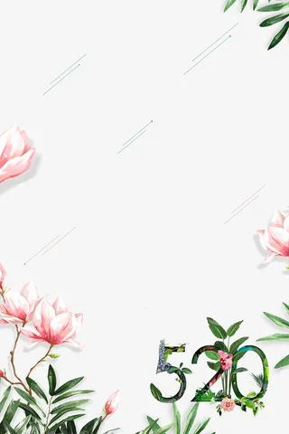 520浪漫情人节小清新边框免抠