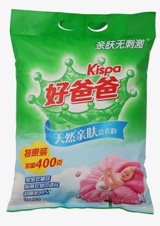 好爸爸天然亲肤洗衣粉免抠