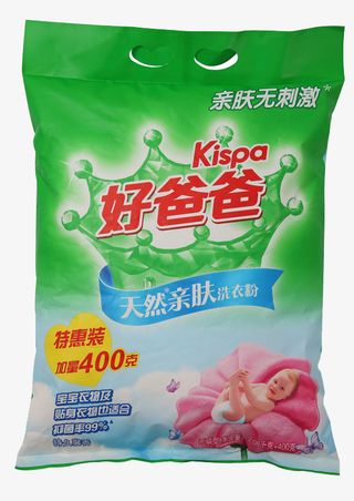 好爸爸天然亲肤洗衣粉免抠