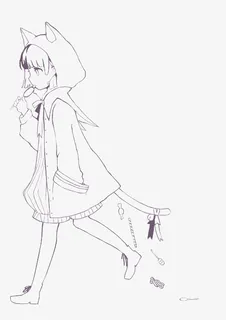 线描卡通人物免抠手绘/卡通手绘元素 线描卡通人物免抠手绘/卡通手绘元素