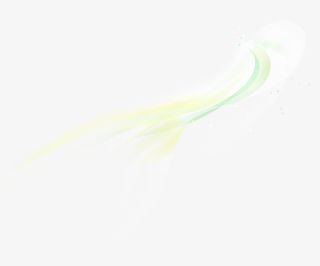 绿色曲线光效效果元素免抠