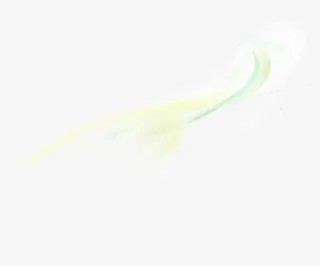 绿色曲线光效效果元素免抠