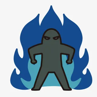 卡通愤怒小人免抠