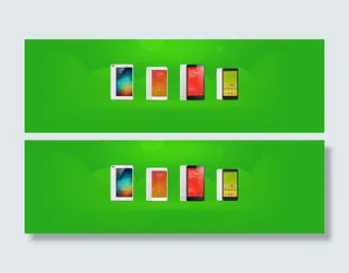 绿色海报米粉节2015周年小米手机官网免抠