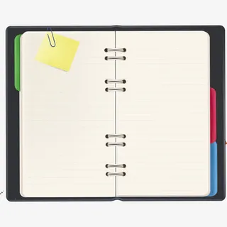 线圈日记本素材免抠