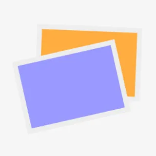 图像图片收藏橙色照片照片图片边免抠