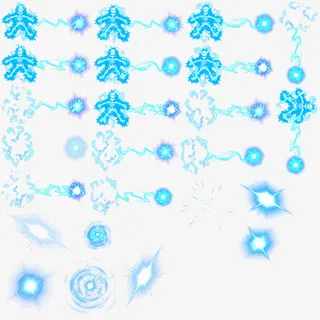 电击治疗特效免抠