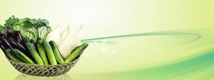 水果 蔬菜 绿色背景高清