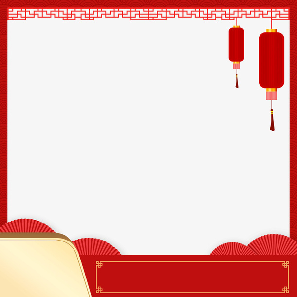 主图促销边框免抠背景banner海报元素