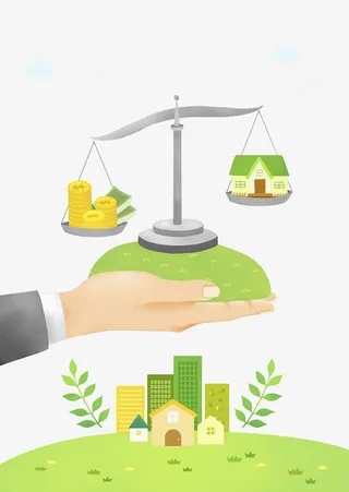 金融管理插画免抠