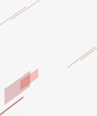 粉色斜线几何装饰画免抠