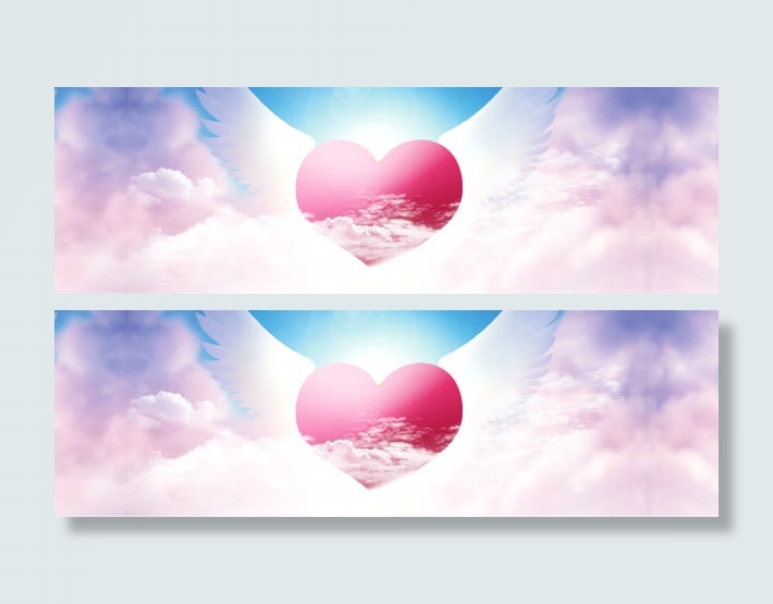 情人节背景海报