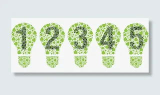 环保元素创意数字免抠