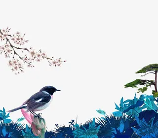 唯美海报矢量素材免抠