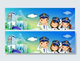 微笑服务背景高清